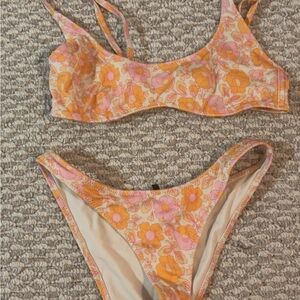 Floral triangl Bikini